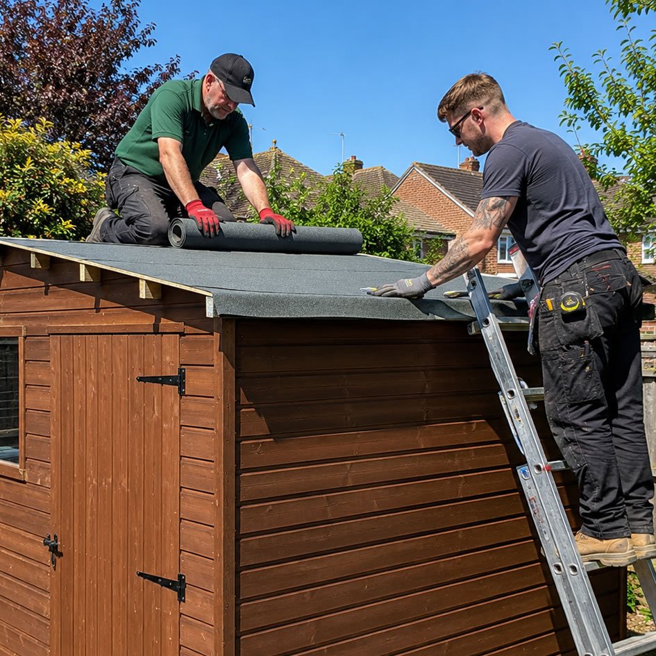 Replacing shed roof in UK